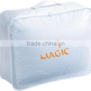 Luxurious Silk Fabric 90% Goose Down Filled Comforter, Super Soft for 5 Star Hotel thumbnail-6