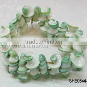 Homemade Colorful Shell Bracelet thumbnail-1