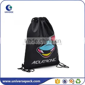 Recyclable Custom Logo Drawstring Backpack Bag thumbnail-2