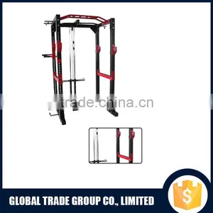 Strong Steel Gym Equipment Body Building Squat Rack With Lat Attachment For Home Gym Exercise H0180 thumbnail-1