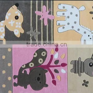 Antiflaming Kids Cartoon Carpet With Modern Design thumbnail-1