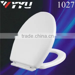 1027 Elongated Molded PP Toilet Seat With Easy Clean and Change Hinges thumbnail-2