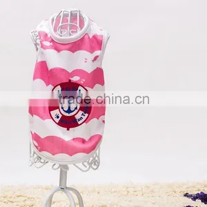 Summer Cool Pink Blue Sailor Anchor Vest Tank Cat Dog Pet Wear Pet Apparel thumbnail-1