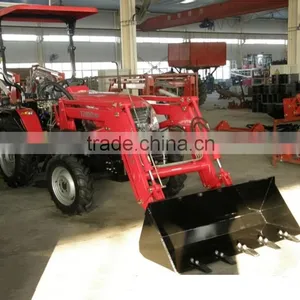 CE Certificate TZ-3 Front End Loader With Standard Bucket for DQ254 25HP 4WD Tractor thumbnail-1