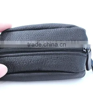Genuine Leather Coin Bag Two Zipper Closure With Key Ring Since 1997 thumbnail-5