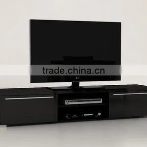 TV-2316 New Lowline Black High Gloss TV Stand thumbnail-2