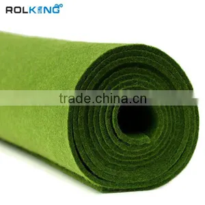 Needled Green Wool Felt thumbnail-1