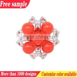 Bead Flower Plastic Shoe Buckle Accessories thumbnail-1