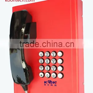 Fire Fighting Equipment KNZD-27 Analogue System Speed Dial Buttons Emergency Telephone Public Phone thumbnail-1