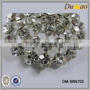 Alloy Clear Rhinestone Brooch thumbnail-3