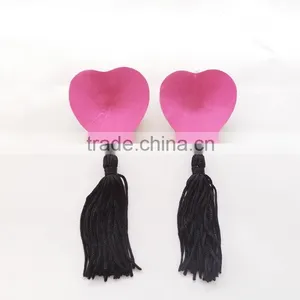 Sexy Ladies Nude Silicone Nipple Covers Shiny Cute Nipples Cover thumbnail-2