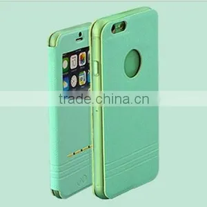 2014 New Arrival Intelligent Phone Case for Iphone 6 4.7 Inch Flip Leather Cover thumbnail-1
