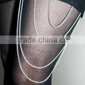 Fashion Four Layers Tassels Leg Chain thumbnail-4