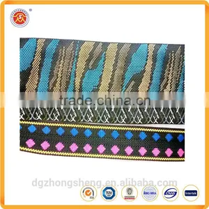 2016 Popular Custom Flat Woven Ribbon Jacquard Embroidered Webbings for Garment Accessories thumbnail-4