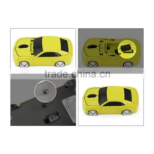 OEM Logo Printing Promotional Gift Wireless Bumblebee Car Mouse thumbnail-5