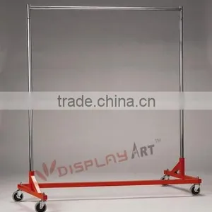Rolling Z-shape Clothing Rack thumbnail-1