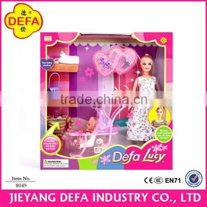 11.5 Inch Pretty Pregnant Doll With Baby and Accessories thumbnail-2