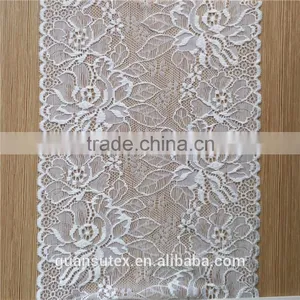 Bright Yarn Rose Flower Pattern French Lace Trimming For Prom Dresses thumbnail-1