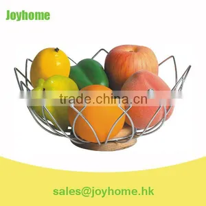 Flower Shape Wire Mesh Stainless Steel Apple Fruit Holder thumbnail-1