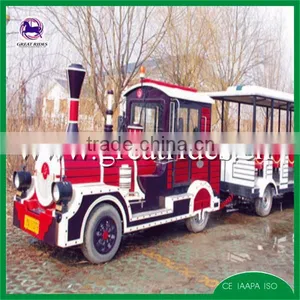 Amusement Park Used Tourist Trackless Train for Sale thumbnail-3