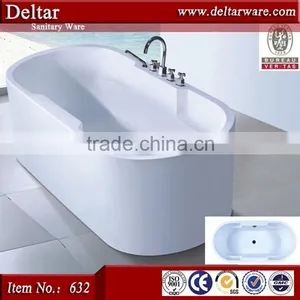 Square Bathtub Freestanding Bathtub, With Facucet and Hand Shower, Classic Bathtub Small Bathtub thumbnail-3