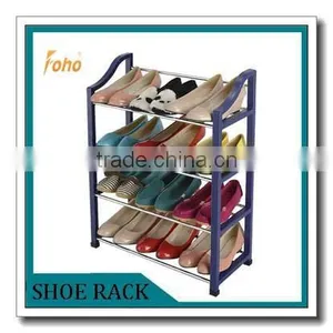 4 Tire 12 Pairs Living Room Portable Wall Shoe Rack FH- SR00284 thumbnail-6