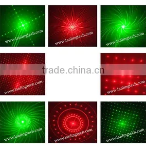 L6408RRGG Mini Laser Light 300mW RGRG 8gobos and 3W Blue LED Light With Remote Control thumbnail-5