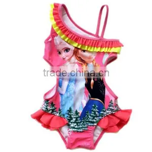 2014 Sexy Girl Hottest Fashion Frozen Series Baby Swimwear thumbnail-1