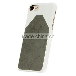 Factory Price Cement Phone Case With PC Frame Back Cover for Iphone 7 Case thumbnail-5