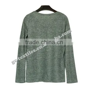 Girl's Manlange Grey Printed Standard Collection Long Sleeve T-shirts thumbnail-2