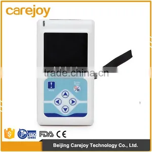 Light Weight 12 Channel 12 Lead Color LCD Display ECG Holter Monitor With 24 Hours Recorder thumbnail-1