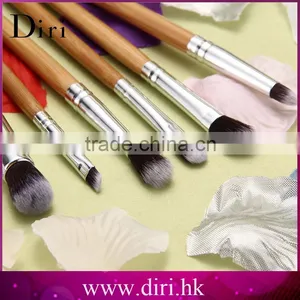 6 Pcs Professional Eye Makeup Brushes Bamboo Handle Cosmetics Professional Makeup Brush Set thumbnail-4