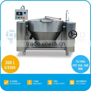 2017 New Style Industrial Cooking Pot With 300 L, Dia. 900 MM, 25 Kw thumbnail-1