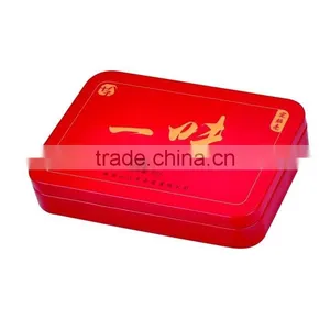Rectangular Hinge Lid Tin Box thumbnail-2