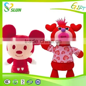 OEM Saint Valentine's Day Mini Plush Panda Teddy Bear Toys thumbnail-6