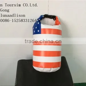 500D Tarpaulin Ocean Pack Dry Bags Waterproo With Shoulder Strap thumbnail-1