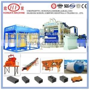 QT12-15 Hot Sale Concrete Block Machinery /block Making Plant / Cement Brick Machine / Cement Hollow Brick Making Machine thumbnail-1