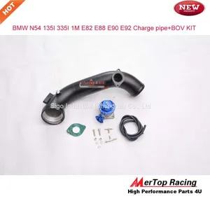 MERTOP Update N54 E82 E87 E88 E90 E91 E92 E93 E8X E9X 1M 135i 335i Intake Charge Pipe+ RS BOV KIT thumbnail-1