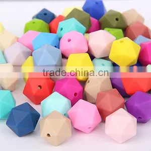 Latest Design Beads Necklace Star Silicone Bead Heart Shape Bead Baby Teething thumbnail-5