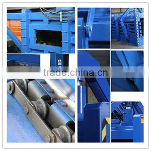 Automatic Hydraulic Waste Paper, Cardboard, PET Baler With Conveyor thumbnail-2