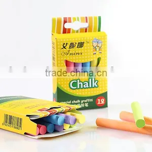 12 Pcs Colorful Eco Friendly School Chalk thumbnail-1