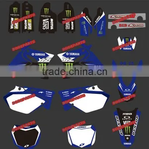 Dirt Bike Stickers&Motorbike&Motocross Stickers for YAMAHA YZ125-250 Motorcycle Suit 2002-2010&2011 2012 2013 2014 (DST0003) thumbnail-1