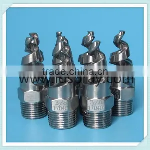 Stainless Steel or Brass or PP Plastic Solid Cone Spiral Water Nozzle thumbnail-3