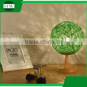 Wooden Decorative Garden Cane Twine Eye Protection Usb Rechargeable Dimmable Led Study Reading Desk Table Night Light Lamp thumbnail-3
