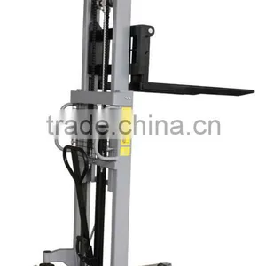 0.5T/1T Manual Hydraulic High Lift Hand Stacker thumbnail-1