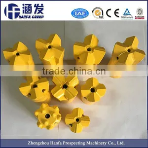 Hard Stone Rock Drilling Taper Cross Bit thumbnail-2