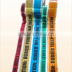 Adhesive Undergroud Detectable Warning Tape , pe Caution Tape thumbnail-1