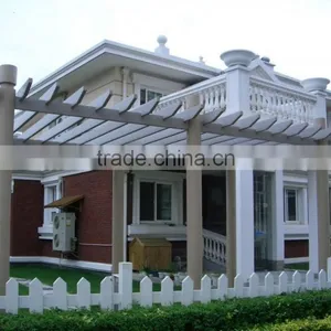 Outdoor Long Life Garden Wpc Pergola Waterproof Wood Plastic Composite Pergola Wpc thumbnail-1