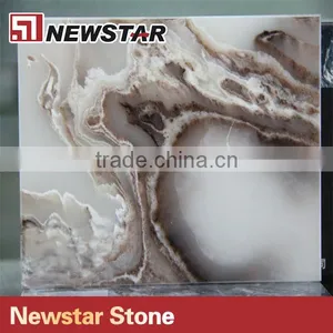 Marble Type Artificial Stone Onyx Slab thumbnail-1