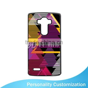 Custom Wholesale 2D Sublimation Printing Stylish DIY Black Plastic TPU 5.5 Inch Mobile Phone Case For LG G4 thumbnail-1